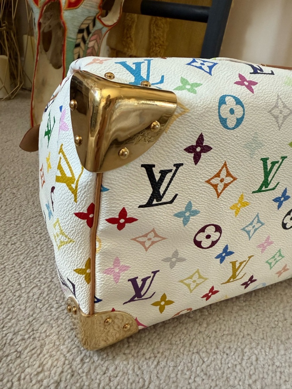 Louis Vuitton Original Murakami Multicolor Monogram Speedy 30 - Picture 11 of 16